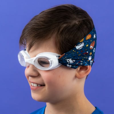 法國waterplops-兒童游泳泳鏡(球類運動/透明)2