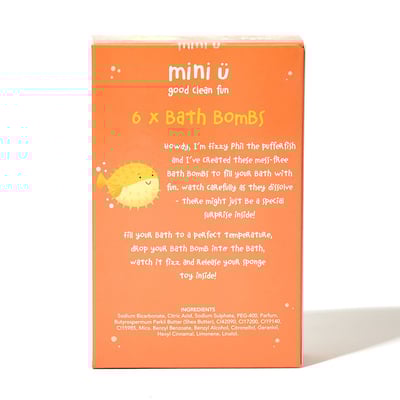 英國MINI U-沐浴爆爆球(50g x 6入)2