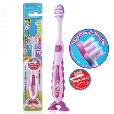 英國brush-baby 幼童牙刷(1入/3-6y)1