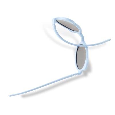 法國KiETLA OURSON萌貝熊幼兒太陽眼鏡（1-4Y｜薄霧藍）5