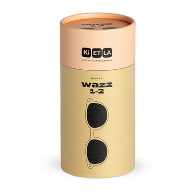 法國KiETLA WAZZ瓦茲幼兒太陽眼鏡(1-4Y｜杏桃粉)4