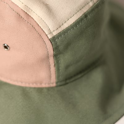 法國KiETLA 幼童休閒遮陽帽(天然棉白&粉&綠)3