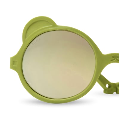 法國KiETLA OURSON萌貝熊幼兒太陽眼鏡（1-4Y｜橄欖綠）3