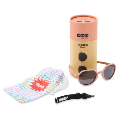 法國KiETLA OOZZ奧茲幼兒太陽眼鏡（1–4Y｜霧杏棕）4