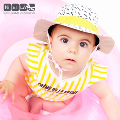 法國KiETLA Kapel凱貝拉幼兒遮陽帽(曲線水波)3