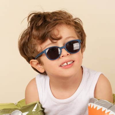 法國KiETLA WAZZ瓦茲幼兒太陽眼鏡(1-4Y｜丹寧藍)6