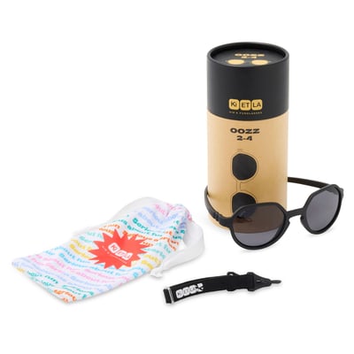 法國KiETLA OOZZ奧茲幼兒太陽眼鏡（0–4Y｜霧黑曜）4