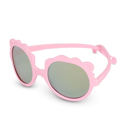 法國KiETLA LION萌貝獅幼兒太陽眼鏡(1-4Y 櫻花粉)1