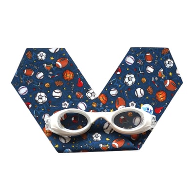 法國waterplops-兒童游泳泳鏡(球類運動/透明)1