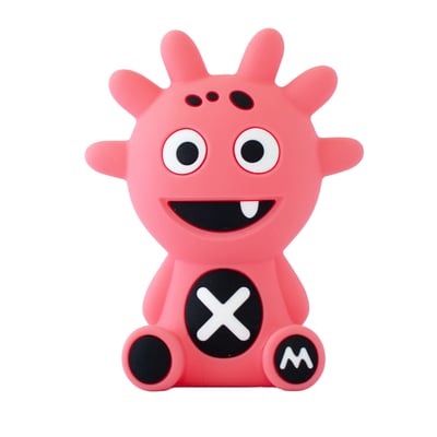 澳洲TheMibblers 咬咬磨牙小怪獸(珊瑚紅)1