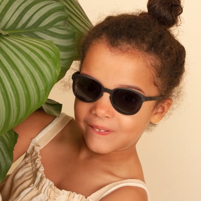 法國KiETLA WAZZ瓦茲兒童偏光太陽眼鏡(4-12Y｜霧黑)6