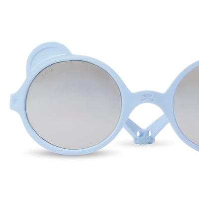 法國KiETLA OURSON萌貝熊幼兒太陽眼鏡（1-4Y｜薄霧藍）3