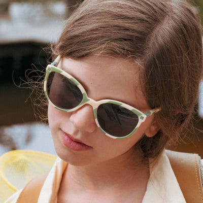 法國KiETLA Buzz巴特萊幼童偏光太陽眼鏡（4-9Y｜鼠尾草綠）5