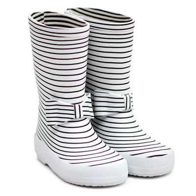 法國BOXBO MARINE STRIPE雨靴-愛時尚(蝴蝶結)1