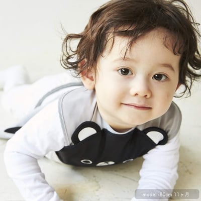 日本ABOO 動物造型長版圍裙(亞洲黑熊)8