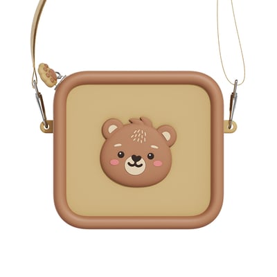 比利時TheZoofamily-ZooBags 相機收納揹包(棕熊)1