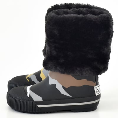 法國BOXBO MOUTAIN雨靴-愛時尚(迷彩黑)6