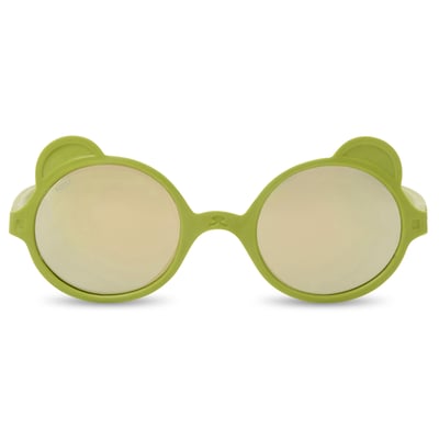 法國KiETLA OURSON萌貝熊幼兒太陽眼鏡（1-4Y｜橄欖綠）2