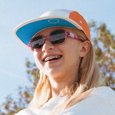 法國KiETLA URBAN優本兒童偏光太陽眼鏡（4-12Y｜莓紅淡紫）8