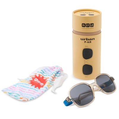 法國KiETLA URBAN優本兒童偏光太陽眼鏡（4-12Y｜摩卡霧藍）5