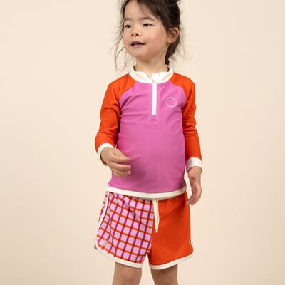 法國KiETLA ICONIK 游泳防曬上衣(珊瑚莓果粉)8