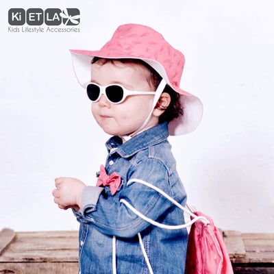 法國KiETLA Kapel凱貝拉幼兒遮陽帽(石榴冰淇淋)2