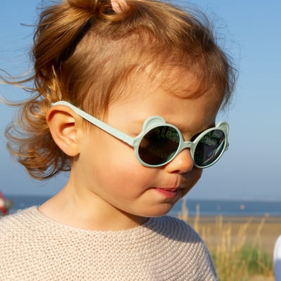 法國KiETLA OURS'ON萌貝熊幼兒太陽眼鏡(1-4Y 杏仁綠)5