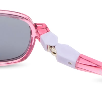 法國KiETLA URBAN優本兒童偏光太陽眼鏡（4-12Y｜莓紅淡紫）4