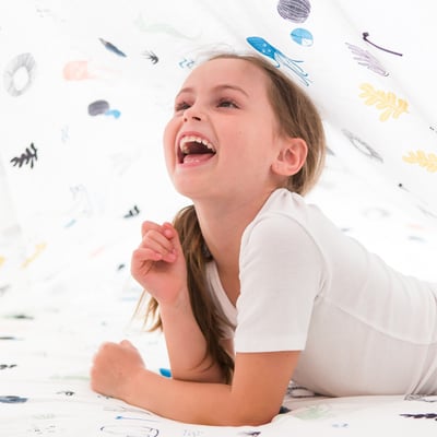 美國RookieHumans 純棉絲柔被套床包組Full(深海愛戀)3