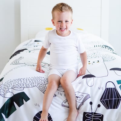 美國RookieHumans 純棉絲柔被套床包組Twin(森精靈之夢)3