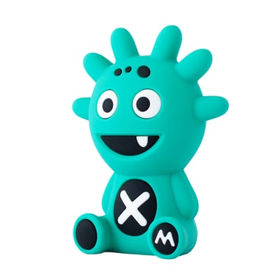 澳洲TheMibblers 咬咬磨牙小怪獸(湖水綠)2