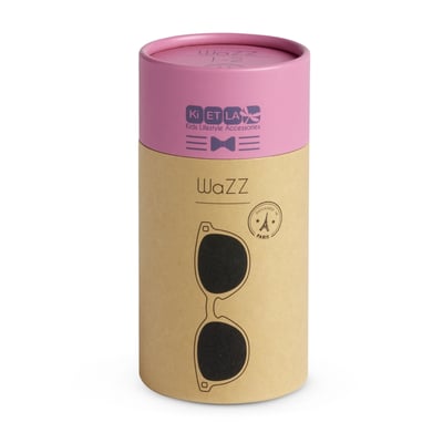 法國KiETLA WAZZ瓦茲幼兒太陽眼鏡(1-4Y｜牡丹粉)4