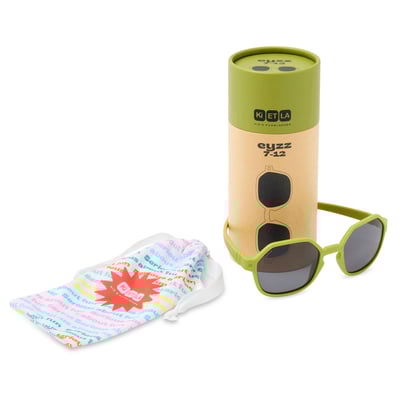 法國KiETLA EYZZ奧茲幼兒太陽眼鏡（4-12Y｜橄欖綠）3