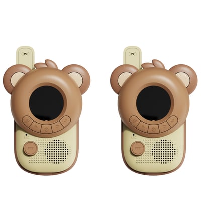 比利時TheZoofamily-WalkieTalkie 冒險家對講機(棕熊)1
