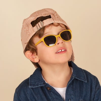 法國KiETLA WAZZ瓦茲幼兒太陽眼鏡(1-4Y｜芥末黃)5