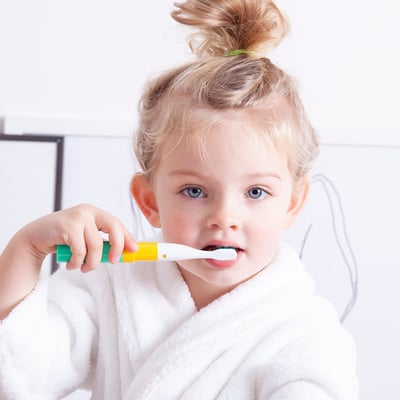 英國brush-baby 外出攜帶型GoKidz聲波電動牙刷(粉藍)5