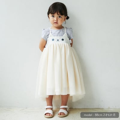 日本ABOO 薄紗連身裙(白貓貓)7