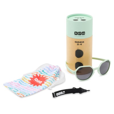 法國KiETLA OOZZ奧茲幼兒太陽眼鏡（0–4Y｜霧茶綠）4