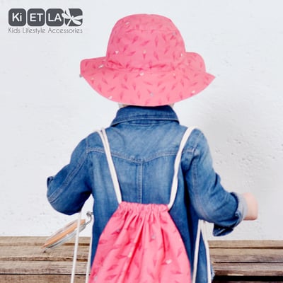 法國KiETLA Kapel凱貝拉幼兒遮陽帽(石榴冰淇淋)3