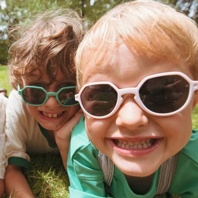 法國KiETLA OOZZ奧茲幼兒太陽眼鏡（0–4Y｜櫻霧粉）8