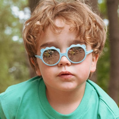 法國KiETLA LION萌貝獅幼兒太陽眼鏡（1-4Y｜風暴藍）6