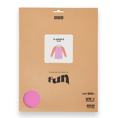 法國KiETLA ICONIK 游泳防曬上衣(珊瑚莓果粉)5