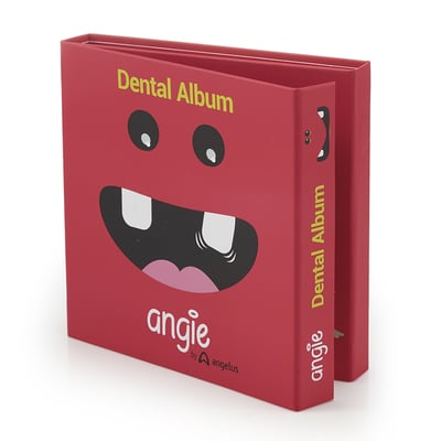 巴西angie 牙仙的魔法乳牙紀念小書(櫻桃紅)1