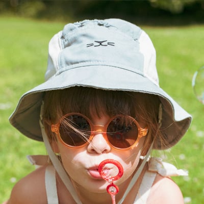 法國KiETLA BOB's萌貝貝遮陽帽(沉靜綠)沉靜綠6