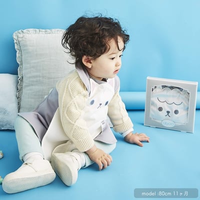 日本ABOO 動物造型長版圍裙(白貓貓)7