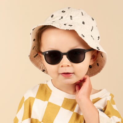 法國KiETLA WAZZ瓦茲幼兒太陽眼鏡(1-12Y｜霧黑)5