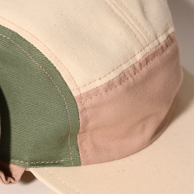 法國KiETLA 幼兒經典戶外運動帽(天然棉白&粉&綠)4
