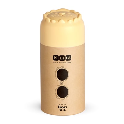 法國KiETLA LION萌貝獅幼兒太陽眼鏡(1-4Y 香草牛奶)4