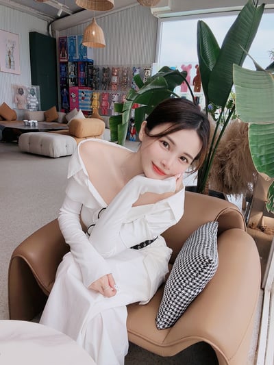 Summery氣質拼接襯衫露肩上衣3