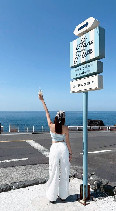 Summery夏日最愛白色抽繩工裝褲7